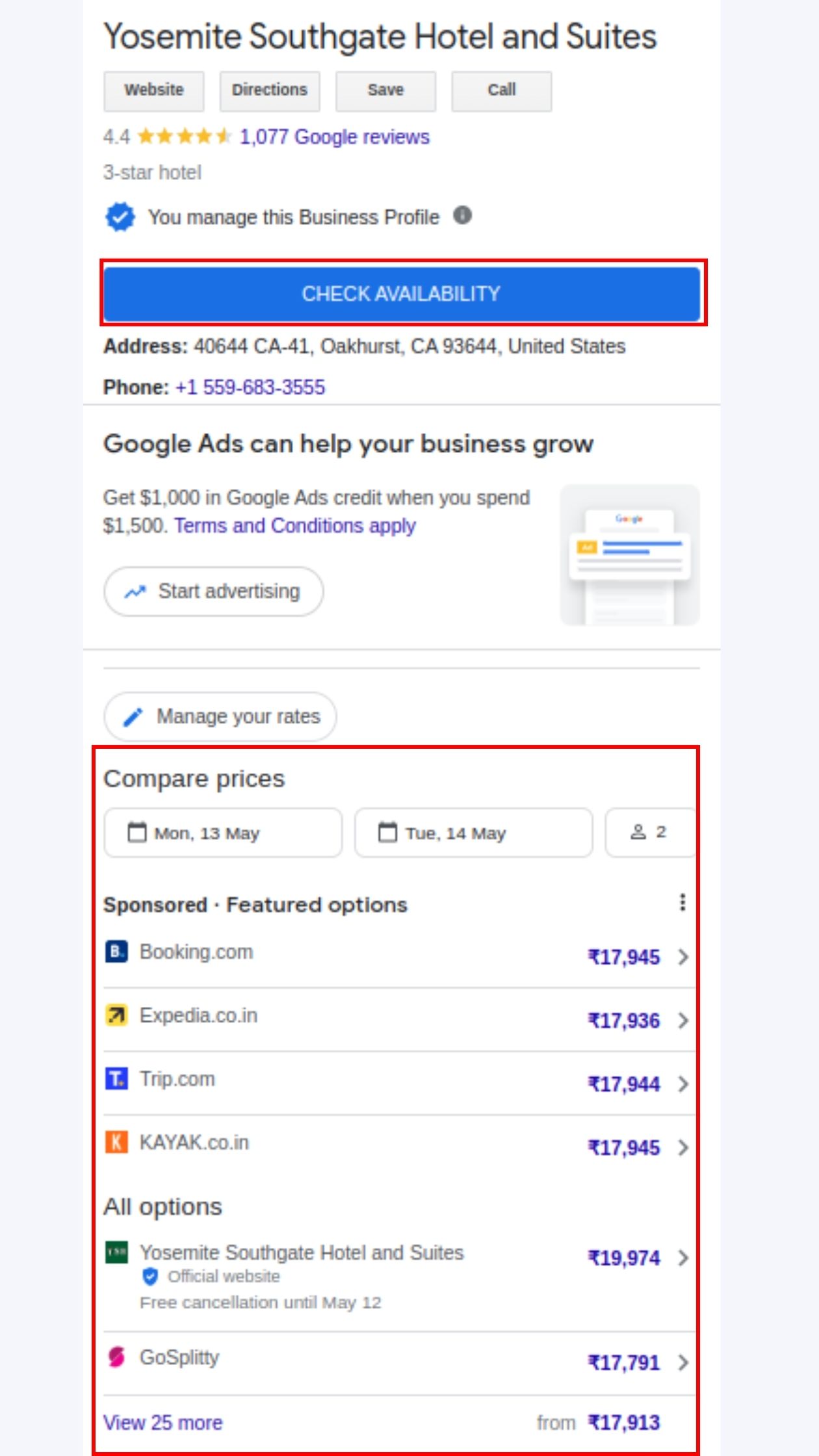 Drive direct bookings