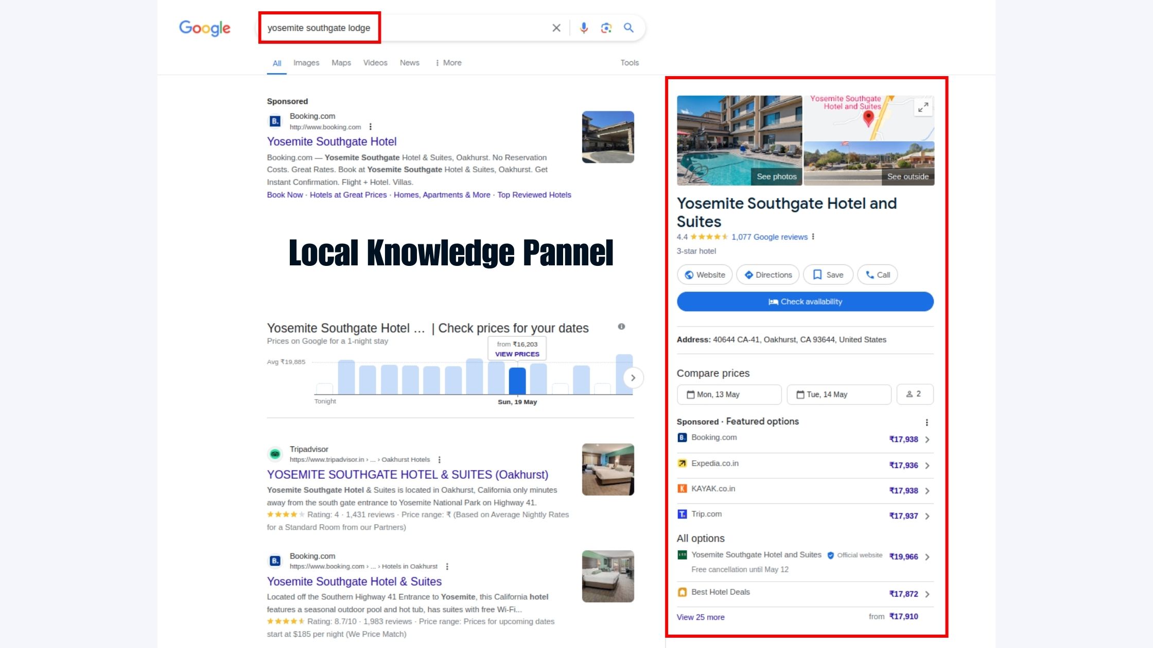 Google Search and Maps