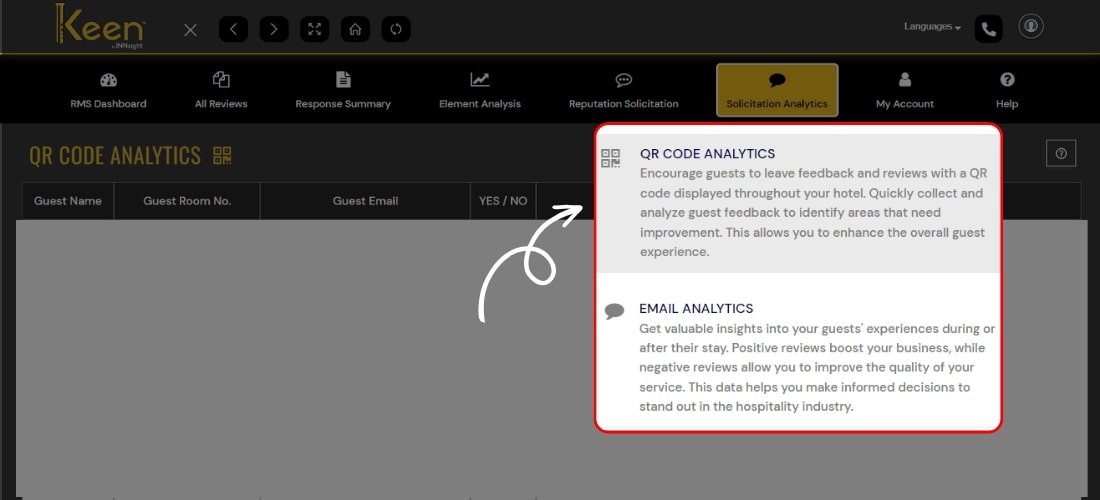 Keen QR Code Analytics