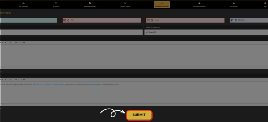 Keen Submit Button for Effortless Management