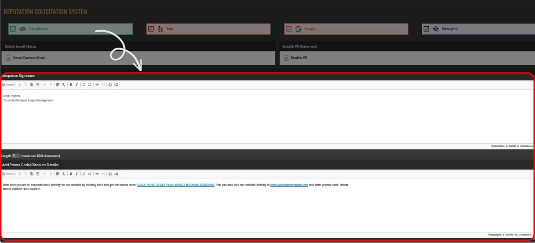 Keen Response Signature and Add Promo Code
